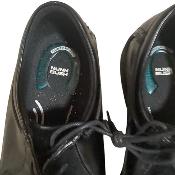 Nunn Bush Black Leather Oxford Shoes Size 11,5 Men Comfort Gel main image 7